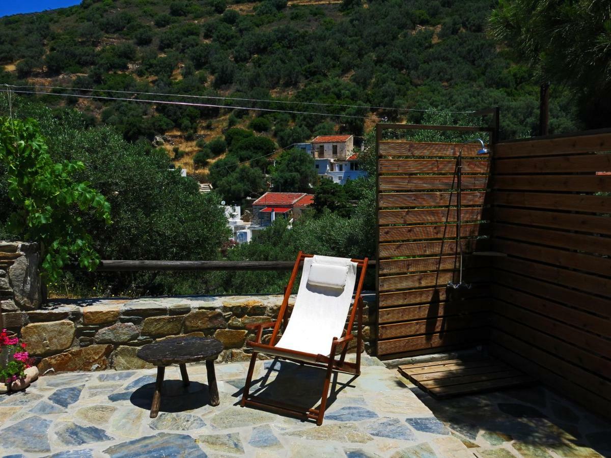 "Pefkopetro" Traditional House Keramotí Buitenkant foto